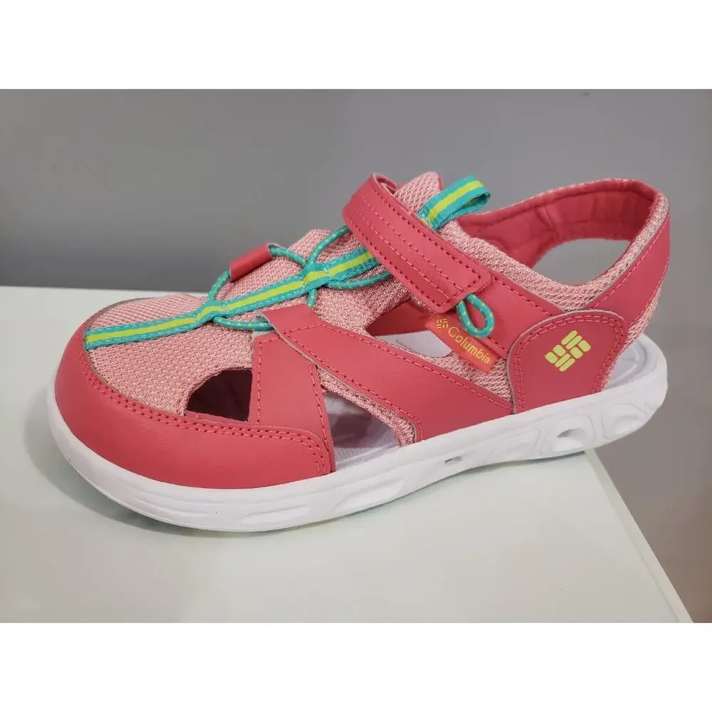 NEW Columbia Youth Techsun Sandal Strap Hook & Loop Toe Hiking Walking BIG KID 6